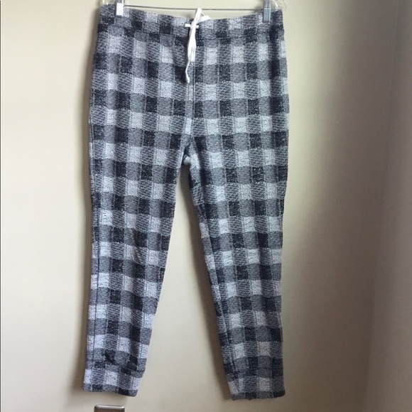 Intimately Free People Black Checkered Jogger Pant - Picture 2 of 9